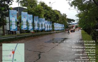 Umbul-umbul promosi sebagai media iklan murah daya tarik tinggi