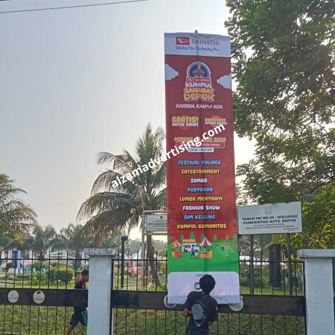 Jasa pasang umbul umbul event profesional